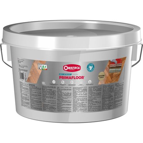 Owatrol-PRIMAFLOOR-Fond dur + teinte à bois en phase aqueuse-Incolore (owp12) 10 litres