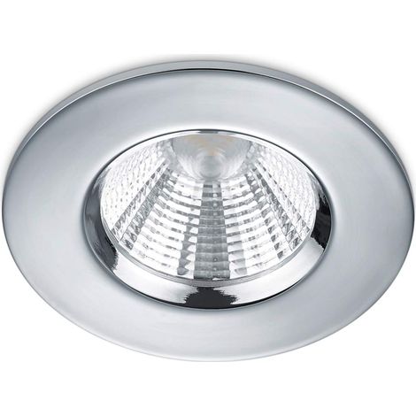 Spot LED encastrable en métal chromé avec 1 LED 5,5 W (1/5)