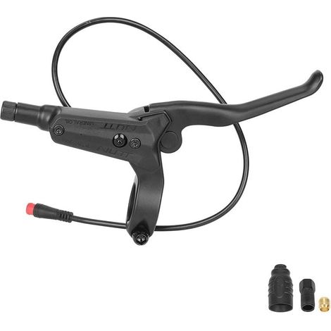 Bremshebel aus Metall – 1-teilig – Robustes Schwarz – Präzise Fahrradkontrolle – Für Falträder und Roller – 180 mm (1/2)