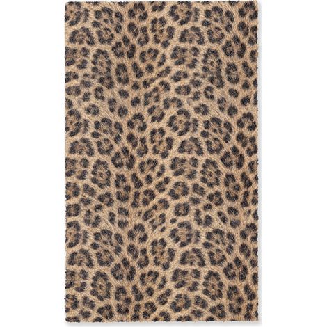 TAPPETO Leopardo - Cappotto - Classico - Marrone 90x150 cm (1/5)