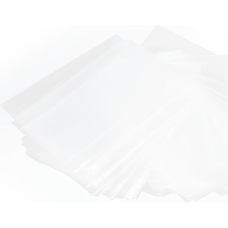 100 Stück transparente, rechteckige Eistüten, Süßigkeitentüten für Zuhause, Hochzeiten und Outdoor-Aktivitäten, 10 x 16 cm (1/5)