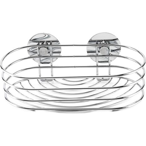 Soporte de ducha de acero inoxidable Tecom GDAPOG11  adhesivos de sujeción