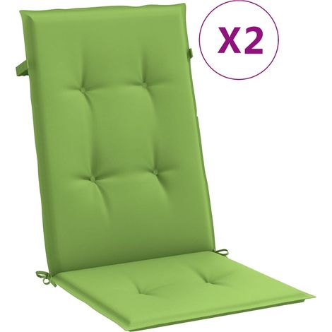 Maison Exclusive - Hochlehner-Auflagen 2 Stk. Melange Grün 120x50 (1/5)