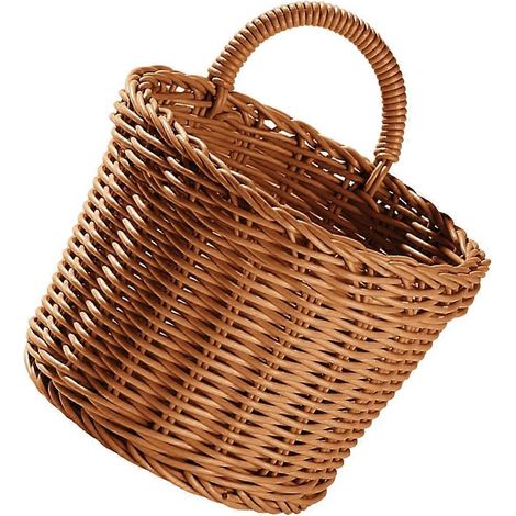 Panier de rangement mural en imitation tissu, panier de rangement de cuisine, panier multi-usage pour gingembre et ail (1/4)