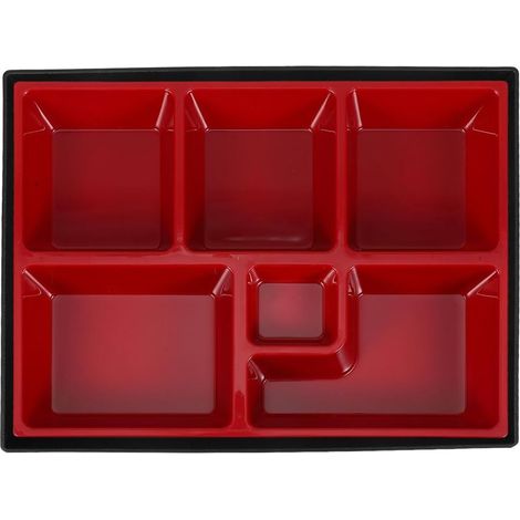 Boîte à lunch bento japonaise Amosfun pour adultes, avec 6 (1/5)