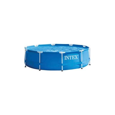 PISCINA METAL FRAME ROTONDA C/TELAIO PORTANTE S/POMPA CM.305X76H.  capacitÃE lt.4485  peso kg.17,4 (28200)    INTEX