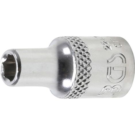 BGS Douille pour clé, six pans 6,3 mm (1/4") 4,5 mm