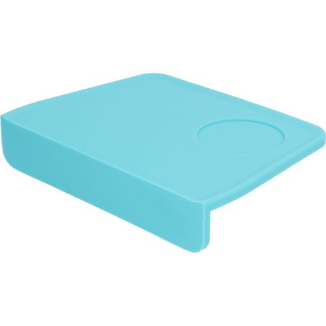 Tapis de tassage à café en silicone de qualité alimentaire pour machine à café, idéal pour la maison, la cuisine, les bars et les cafés (bleu). (1/5)