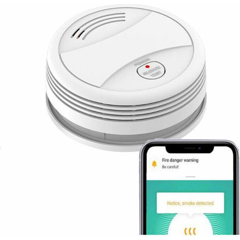 Smart WIFI Détecteur de fumée Détecteur WiFi Détecteur de fumée Détecteur de fumée (1/5)