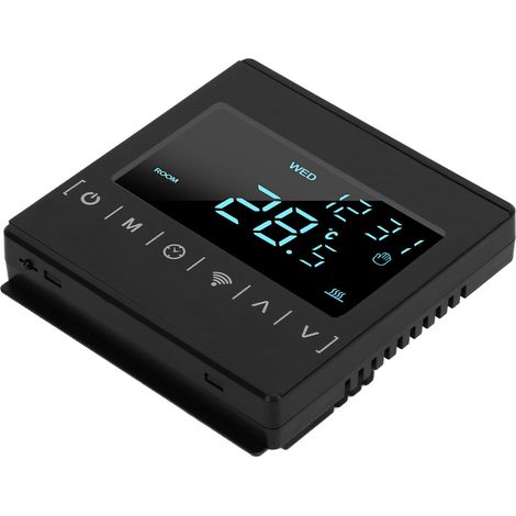 MH1823 Thermostat Connecté avec Assistant Vocal et Appli Mobile, Compatible Alexa/Google Home, Écran Tactile LCD, pour Chauffage et Climatisation 85-250V (1/5)