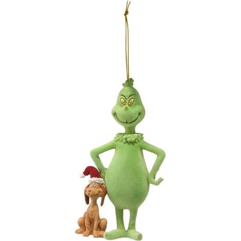 Ornement Grinch Joyeux Noël, Décoration à suspendre au sapin de Noël, Pendentif plat en acrylique (1/3)
