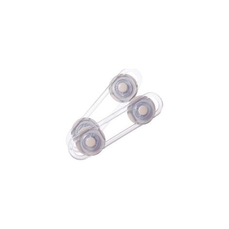 2 Mini Loquets de Sécurité Souple & Multi-surfaces 11 cm