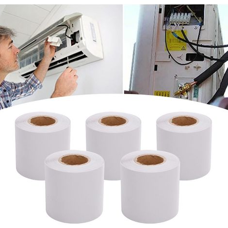 5er-Pack PVC-Klebebänder für Klimaanlagenrohre – Abdichten und Isolieren – 6 cm breit – Vielseitig einsetzbar