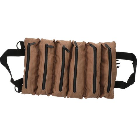 Rouleau 6 Sac De Rangement D'Outils Multitool De Voiture Sacs À Outils en Toile Outils Automobiles pour La Mécanique Pochette À Outils À Fermeture Éclair Sac À Outils De Boîte À (1/5)