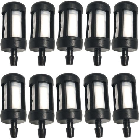 Lot de 10 filtres à carburant adaptés aux scies souffleuses 3/16 pouce, importés 00003503502 ZHT-026
