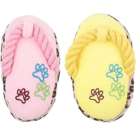 Lot de 2 peluches pour chien (1/3)