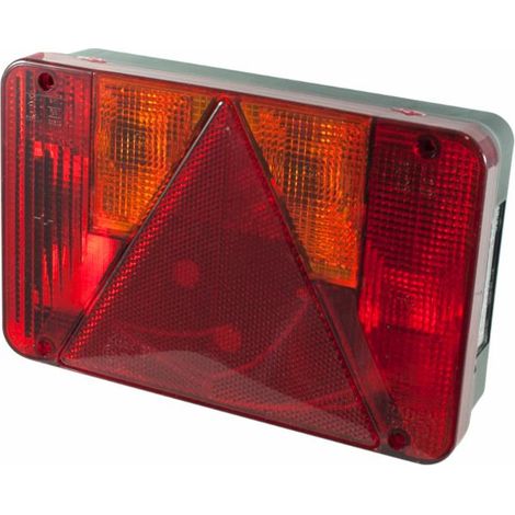Fanale posteriore alogeno dx 220x140mm 6 funzioni luminose (1/4)