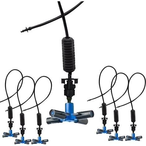Pack 10 Nebulizadores Fogger profesional 4 salidas - Sistema de enfriamiento para exteriores e interiores