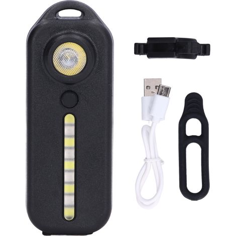 Wiederaufladbare Schulterleuchte per USB, 5 Leuchtmodi, wasserdicht (IPX3), Ein-Knopf-Bedienung für Fahrräder (1/5)
