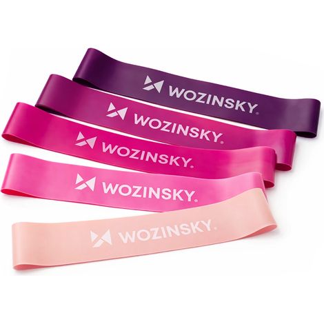Mini fasce elastiche di resistenza Wozinsky WGO-5A in TPE - 5 pezzi. (1/4)