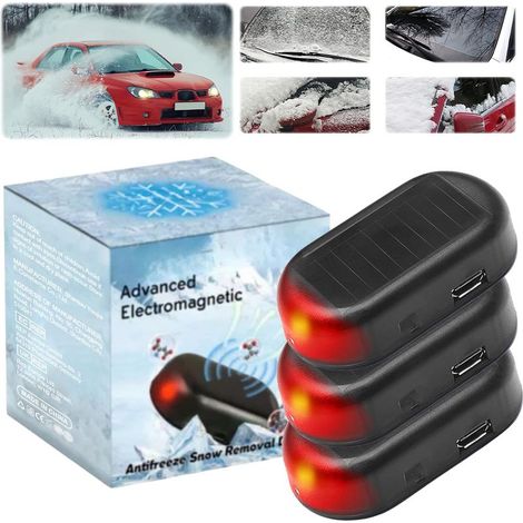 DéGivreur Voiture, éLimination éLectromagnéTique De La Neige, DéGlacateur éLectromagnéTique De Voiture, Dispositif D'Antigel D'InterféRence De Voiture, DéGivreur De Pare Brise Pour Voiture (3pcs-A) (1/5)