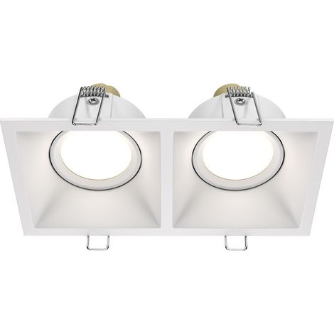 Maytoni Dot Spot encastré double blanc 2xGU10
