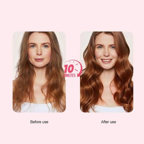 1 Brosse Coiffante Chauffante,Temperature Ajustable,Brosse Volume,Cheveux Fins Moyens Epais,Usage Salon Domicile (1/5)