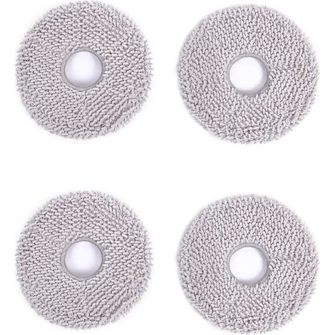 ECOVACS LOT DE 4 PIÈCES/BOÎTE TAMPONS DE NETTOYAGE LAVABLES POUR ASPIRATEUR ROBOT DEEBOT X5 OMNI/X5 PRO OMNI, ACCESSOIRES D'ORIG