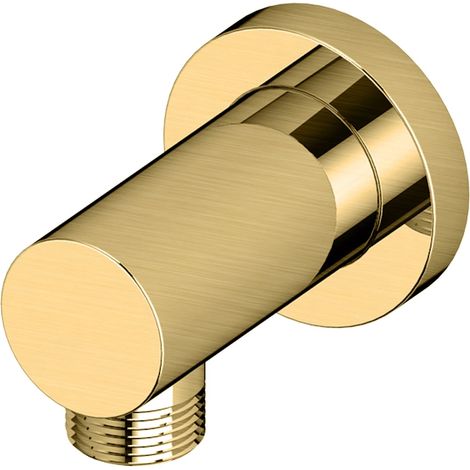 RAK Round Wall Outlet - Brushed Gold (1/2)