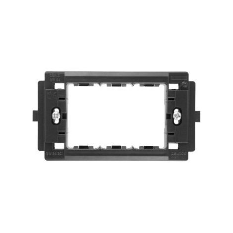 Supporto 3 Posti, Placca Top system, Virna, Classic