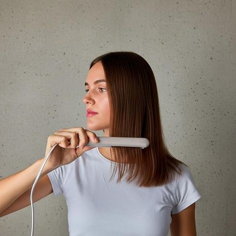 Hair Straightener Straightener PTC Fast Heating Temperature 190°C Compact and Lightweight 220V-240V 1.2m Cable (1/3)