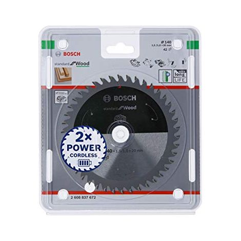 Bosch Standard per Legno lama sega circolare 140 mm argento (1/4)