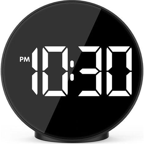 Réveil numérique pour gros dormeurs avec affichage de la température (1/5)