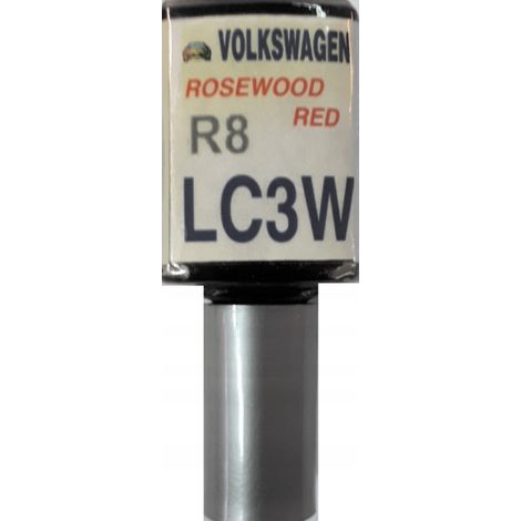 Retouches de peinture rouge palissandre pour VW LC3W R8 (rayures) ARA (1/5)