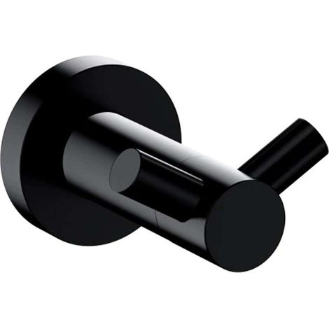 OMNIRES Modern Project - Gancho doble, negro mate MP60120BL
