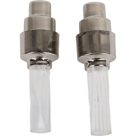 Set mit 2 universellen, farbigen LED-Reifenventilleuchten für Auto-, Motorrad- und Fahrradreifen, helles Blinklicht (1/5)