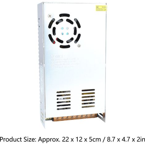 Alimentation de surveillance de tension d'entrée 110/220 V, alimentation à découpage haute puissance de 40 A, alimentation régulée à sortie unique de 12 V, 480 W. (1/5)
