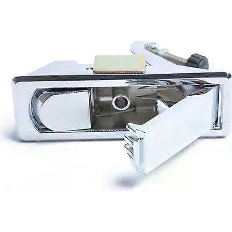 Loquet à compression réglable - Alliage de zinc argenté, sans verrouillage, gâchette surélevée pour camping-car/remorque (1/4)