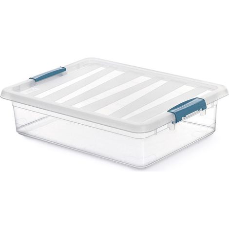 Boîte Rangement Katla 8l Rangement Transparent Polyvalent - Domo Pack Living