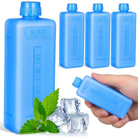Lot de 4 mini blocs réfrigérants pour ventilateur de climatisation 11.543cm bleu (1/5)