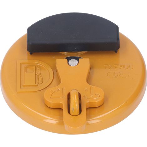 Couvercle de réservoir de carburant de rechange pour pelle hydraulique 7X7700 3497059, bouchon de réservoir de diesel verrouillable pour E320C 311D 312D 313D (1/5)
