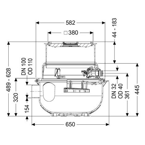 KESSEL 280511X-RBK Kit pour gros œuvre