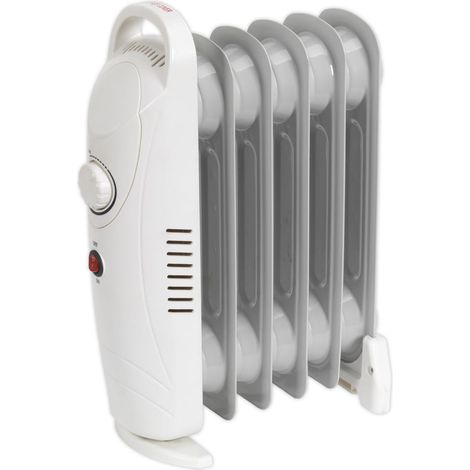 Sealey Oil-Filled Radiator Mini 800W/230V 6-Element RD800 (1/5)