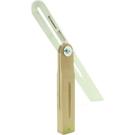 Escuadra Ajustable Longitud De Rail 300 Mm Laton Con Madera