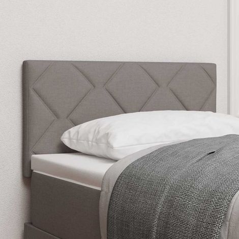 Kopfteil Taupe 80 cm Stoff