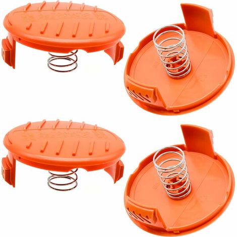 Green Mobility-4 porte-bobines, porte-bobines de rechange compatibles avec les ressorts, porte-bobines ABS Black-Decker, tondeuse à gazon RC-100-P, bobine de coupe AFS (1/5)
