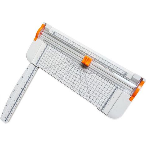 Massicot A4 12 Pouces Papier Rogneuse, Coupe Papier en Titane avec Sécurité automatique pour Découper des photos ou des étiquettes/manuel de bureau/maison, (1/5)