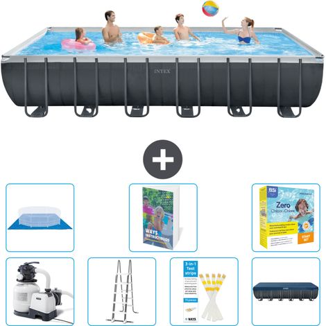 Intex Piscina Ultra XTR Rettangolare - 732x366x132 cm - 8-pezzi  S546 (1/3)