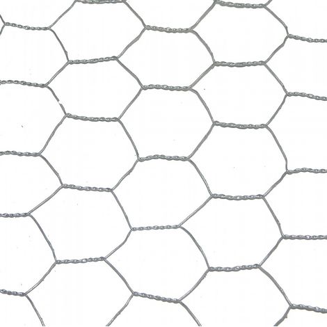 Grauer Dreifach-Tierzaun, H.1,5 x B.5 m, Maschenweite H.25 x B.25 mm Centrale Brico