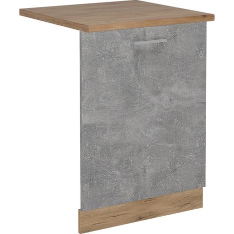 Coperchio per lavastoviglie R-Line, Calcestruzzo, 60 cm , PL Rovere, Vicco